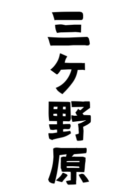 三ケ野原