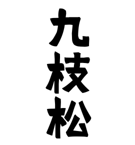 九枝松