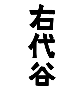 右代谷
