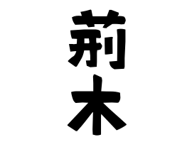 荊木 いばらき いばらぎ さんの名字の由来 語源 分布 日本姓氏語源辞典 人名力