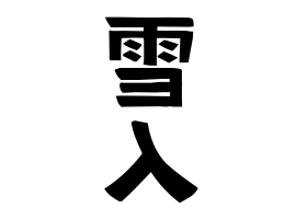 雪入